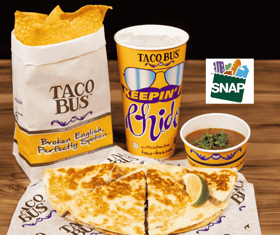 Taco Bus SNAP Kids Eat Free Promo