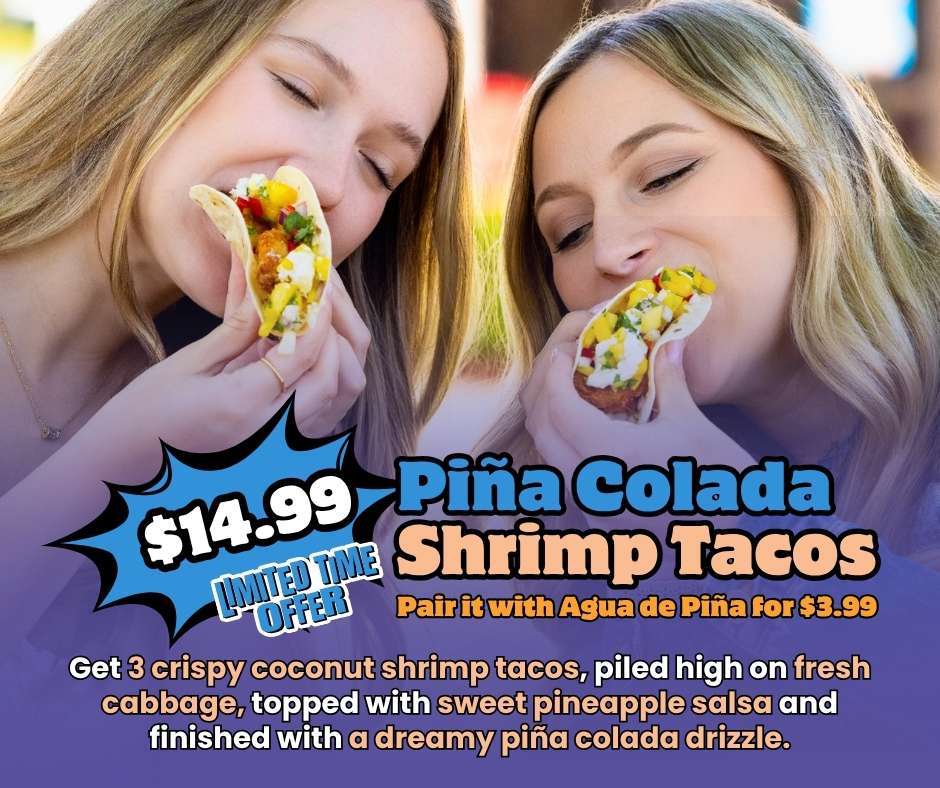 Pina Colada Shrimp Tacos